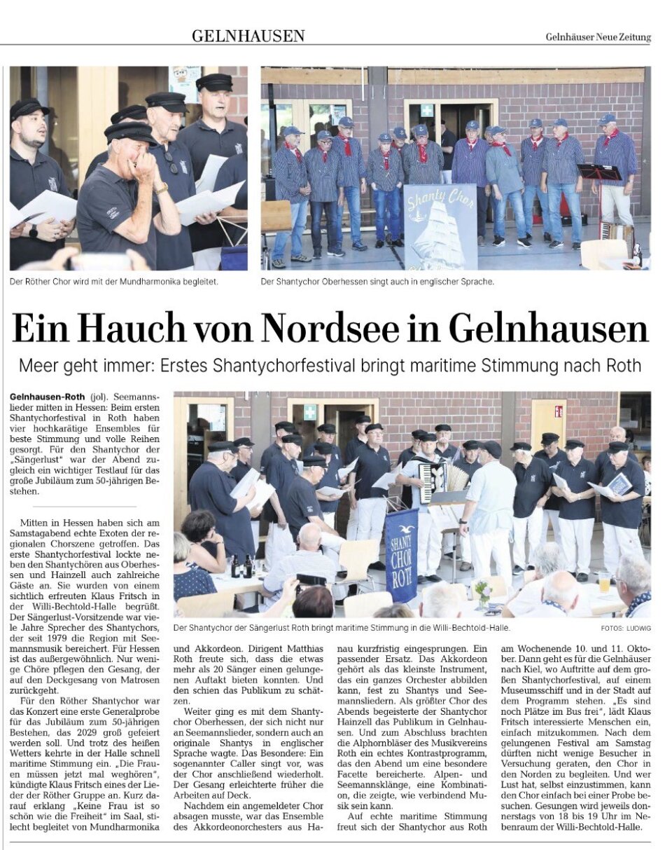 Ausschnitt aus Gelnhäuser Neue Zeitung