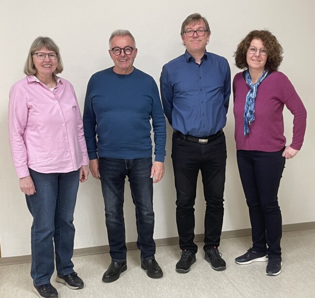 Die Reihenfolge des Bildes von links nach rechts: Heike Lippmann, Klaus-Dieter Kammer, Mario Schorer, Beate Kristen